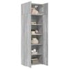 vidaXL Storage Cabinet Grey Sonoma 70x42.5x225 cm Engineered Wood