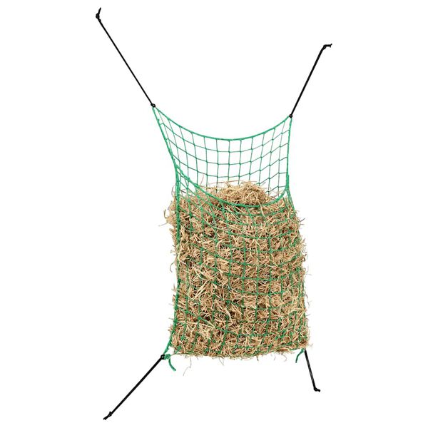 vidaXL Hay Nets 2 pcs Rectangular Green 200x120 cm PP