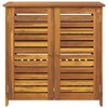 vidaXL Garden Cabinet Natural 90 x 40 x 90cm Solid Acacia Wood