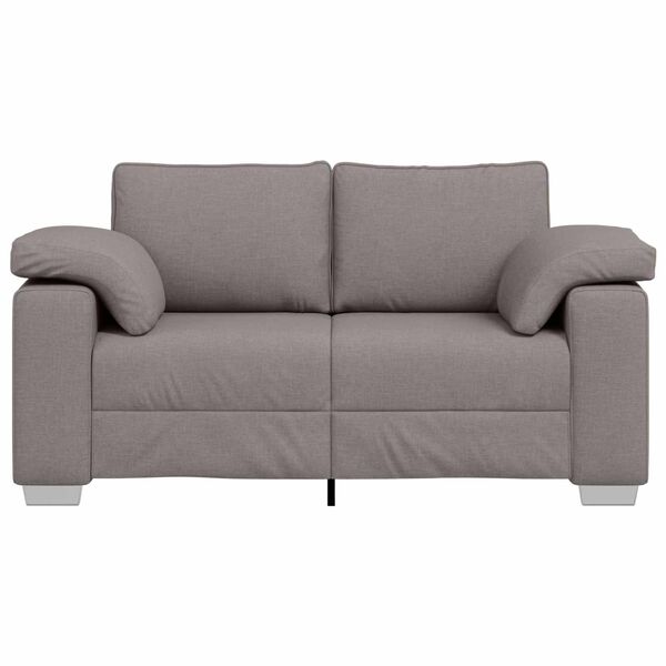 vidaXL Sofa Taupe 160 x 77 x 82 cm Fabric