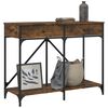 vidaXL Console Table Smoked Oak 100x39x78.5 cm Engineered Wood