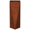 vidaXL Planter Rusty 30 x 30 x 75 cm Weathering Steel