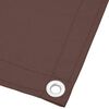vidaXL Balcony Screen Brown 120x700 cm 100% Polyester Oxford