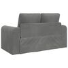vidaXL Folding Sofa Bed Dark Grey 148 x 71 x 83 cm Velvet