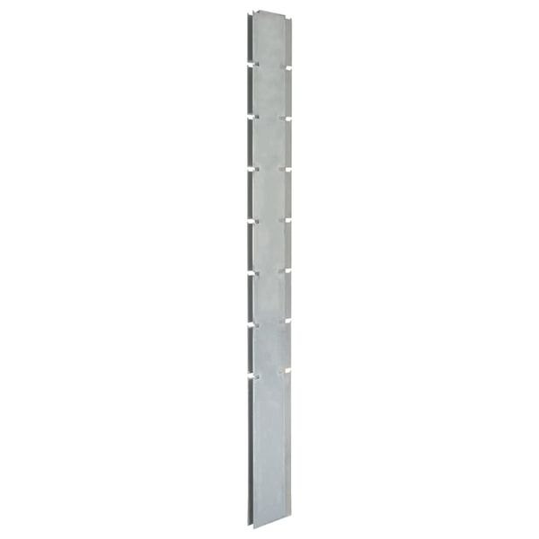 vidaXL Garden Fence Posts 30 pcs Silver 200 cm&nbsp;Galvanised Steel