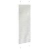 vidaXL Pleated Blind Light Grey 40x150 cm Fabric Width 39.4 cm Polyester