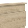vidaXL Storage Bed with Drawer Sonoma Oak 150 x 200 cm Engineered Wood