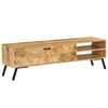 vidaXL TV Cabinet Solid Mango Wood 140x30x40 cm