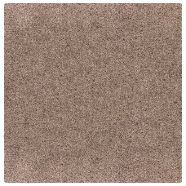 vidaXL Anti-slip Shaggy Rug Brown 160 x 160 cm PP