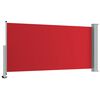 vidaXL Patio Retractable Side Awning 120x300 cm Red