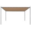 vidaXL Gazebo with Roof 4x4 m Beige