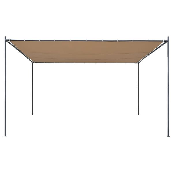vidaXL Gazebo with Roof 4x4 m Beige