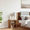 vidaXL Bedside Cabinet Old Wood 40x30x40 cm Engineered Wood
