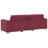 vidaXL Sofa Wine Red 221 x 80 x 80 cm Fabric