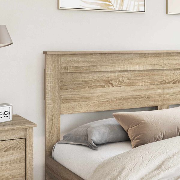 vidaXL Headboard Sonoma Oak 200 cm Engineered wood