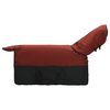 vidaXL Horse Blanket Bordeaux and Black 165 cm Polyester
