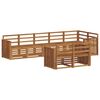 vidaXL Sofa Sets 8 pcs Natural Solid Acacia Wood