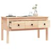 vidaXL Coffee Table 102x49x55 cm Solid Wood Pine