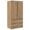 vidaXL Wardrobe Artisan Oak 79.5 x 49 x 156 cm Engineered Wood