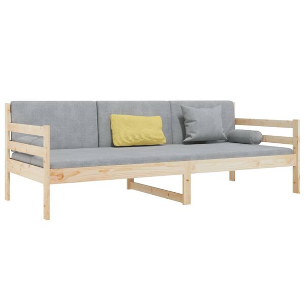 vidaXL Day Bed without Mattress 80x200cm Solid Wood Pine