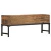 vidaXL Bench 120 cm Solid Reclaimed Wood