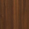vidaXL Shoe Cabinet Brown Oak 63x24x147 cm Engineered Wood