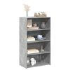 vidaXL Highboard Concrete Grey 70x41x124 cm Engineered Wood