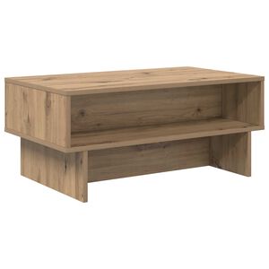 vidaXL Coffee Table Artisan Oak 80 x 46 x 35 cm Engineered Wood