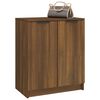 vidaXL Shoe Cabinet Brown Oak 59x35x70 cm Engineered Wood