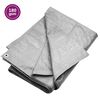 vidaXL Tarpaulin 180 g/m&sup2; 6x10 m Grey HDPE