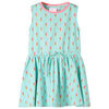 vidaXL Kids'Dress with Drawstring Light Mint 116