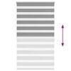 vidaXL Zebra blind 100.9x175 cm Fabric Width 96.7 cm grey