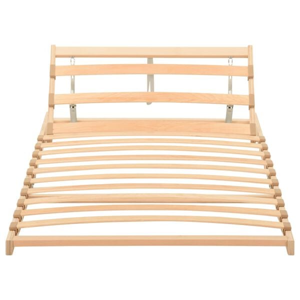 vidaXL Slatted Bed without Mattress Base Adjustable Head 80x200cm