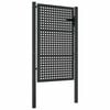 vidaXL Garden Gate Anthracite 100x125 cm Steel