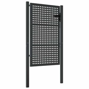 vidaXL Garden Gate Anthracite 100x125 cm Steel