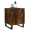 vidaXL Bedside Cabinets 2 pcs Smoked Oak 40x40x50 cm Engineered Wood