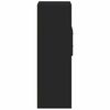 vidaXL Highboard Black 30x42.5x124 cm Engineered Wood