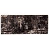vidaXL Rug Runner MARSA Black 100 x 250 cm Polyester and PVC