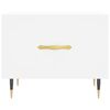 vidaXL Coffee Table White 50x50x40 cm Engineered Wood