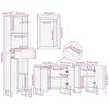 vidaXL 4 Piece Bathroom Furniture Set Solid Wood Acacia