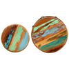 vidaXL Coffee Tables 2 pcs Solid Reclaimed Wood