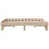 vidaXL Bed Frame without Mattress 140x190 cm Solid Wood Pine