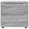 vidaXL Storage Cabinet Grey Sonoma 60 x 48 x 57 cm Engineered Wood