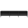 vidaXL TV Cabinet Black 202x39x43.5 cm Cold-rolled Steel