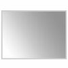 vidaXL LED Bathroom Mirror Transparent 80 x 60 cm Tempered Glass