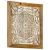 vidaXL Hand-Carved Wall Panels 2 pcs Solid Mango Wood 40x40x1.5 cm