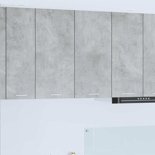 vidaXL Hanging Cabinet Concrete Grey 80 x 31 x 80 cm Engineered Wood