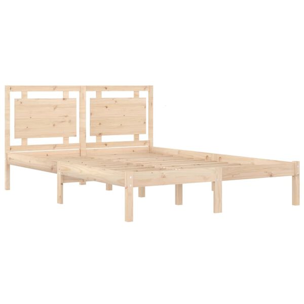 vidaXL Bed Frame without Mattress 120x200 cm Solid Wood