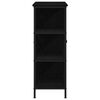 vidaXL Sideboard Black Oak 70 x 30 x 80 cm