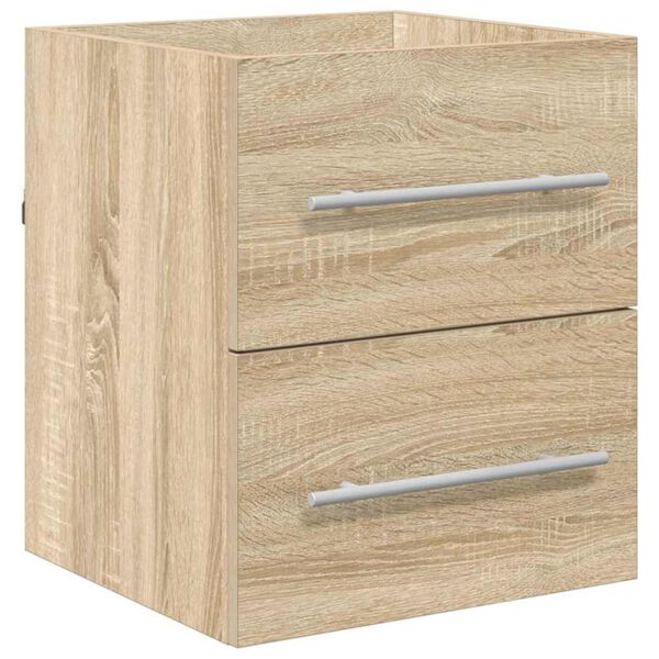 vidaXL Sink cabinet Sonoma Oak 38.5 x 41 x 48 cm Engineered Wood